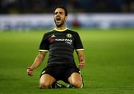 LEICESTER, ENGLAND - SEPTEMBER 20:  Cesc Fabregas of Chelsea celebrates scoring his sides fourth goal during the EFL Cup Third Round match between Leicester City and Chelsea at The King Power Stadium on September 20, 2016 in Leicester, England.  (Photo by Julian Finney/Getty Images)